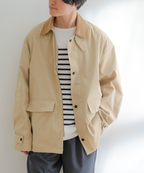 ITEMS URBANRESEARCH(アイテムズ アーバンリサーチ)の「トラディショナルデザイン ハンティングジャケット(ミリタリージャケット・メンズ・ベージュ/カーキ/ブラック・LARGE/MEDIUM)」の11枚目の写真