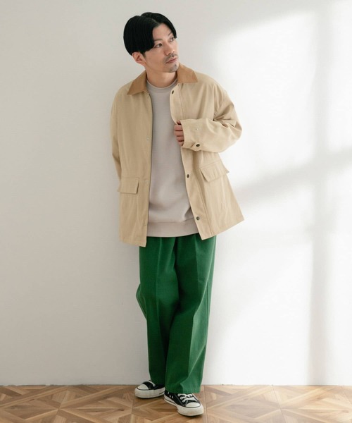 ITEMS URBANRESEARCH(アイテムズ アーバンリサーチ)の「トラディショナルデザイン ハンティングジャケット(ミリタリージャケット・メンズ・ベージュ/カーキ/ブラック・LARGE/MEDIUM)」の15枚目の写真