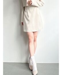リゼクシー✩RESSEXY✩スリットスカパン✩スカート✩ショートパンツ✩ブラック ショットパンツ レディース ミニ プリーツ スカート スリット