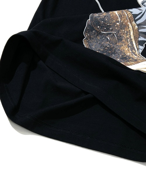 go slow caravan(ゴースローキャラバン)の「DUOxgsc ヒラメクマ ロングスリーブTEE(Tシャツ/カットソー・メンズ・ホワイト/ブラック・MEDIUM/LARGE/X-LARGE)」の8枚目の写真