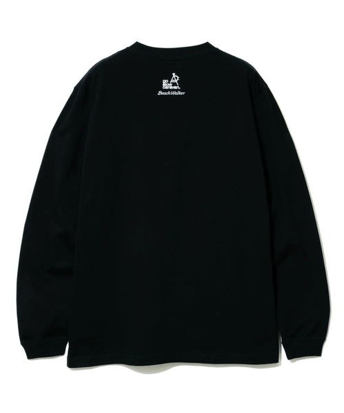 go slow caravan(ゴースローキャラバン)の「DUOxgsc ヒラメクマ ロングスリーブTEE(Tシャツ/カットソー・メンズ・ホワイト/ブラック・MEDIUM/LARGE/X-LARGE)」の9枚目の写真