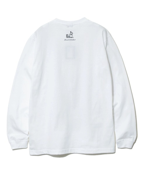 go slow caravan(ゴースローキャラバン)の「DUOxgsc ヒラメクマ ロングスリーブTEE(Tシャツ/カットソー・メンズ・ホワイト/ブラック・MEDIUM/LARGE/X-LARGE)」の13枚目の写真