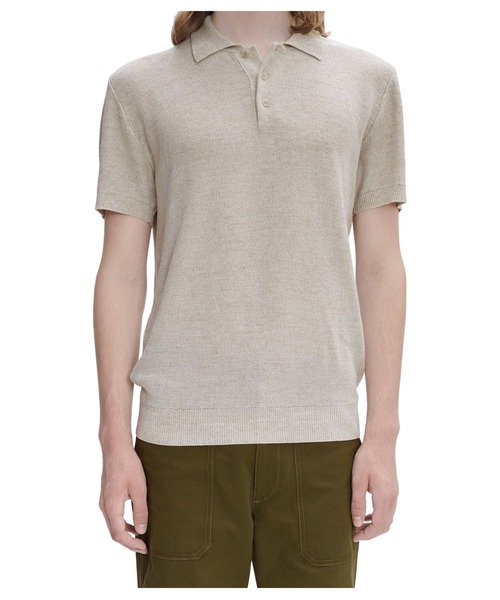 A.P.C. ベージュ ポロシャツ M A.P.C.（アーペーセー）の「POLO DONG 21E JPS（ポロシャツ