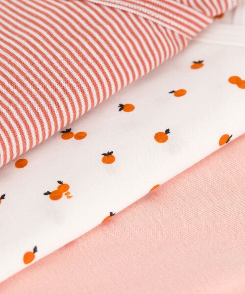 PETIT BATEAU（プチバトー）の「半袖合わせボディ３枚組（肌着・キッズ・その他/オレンジ・3MONTH/6MONTH/NewBorn/12MONTH）」の10枚目の写真