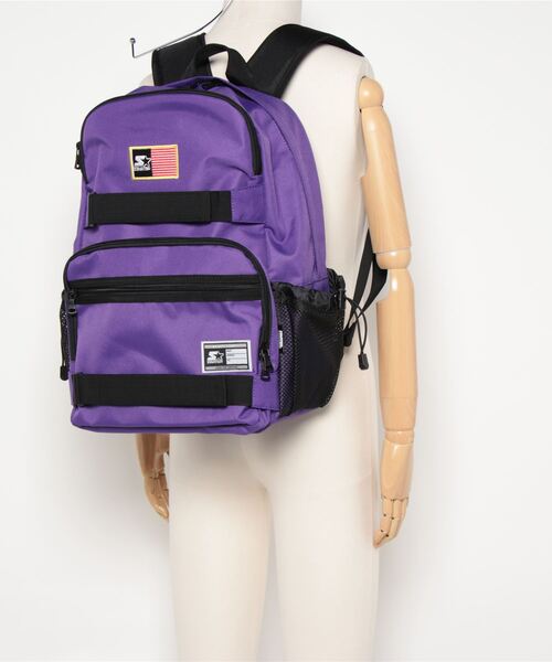 STARTER BLACK LABEL（スターターブラックレーベル）の「【STARTER BLACK LABEL】スケーター バックパッグ / リュック（バックパック/リュック・メンズ・カーキ/ブラック/パープル・FREE）」の5枚目の写真