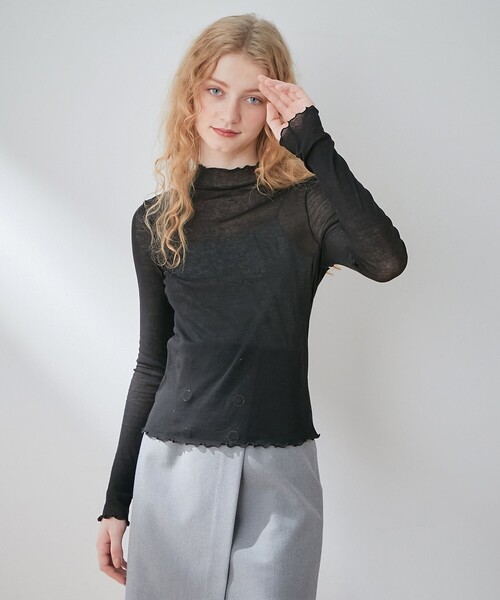 DEICY（デイシー）の「シアーハイネックカットソー（Tシャツ