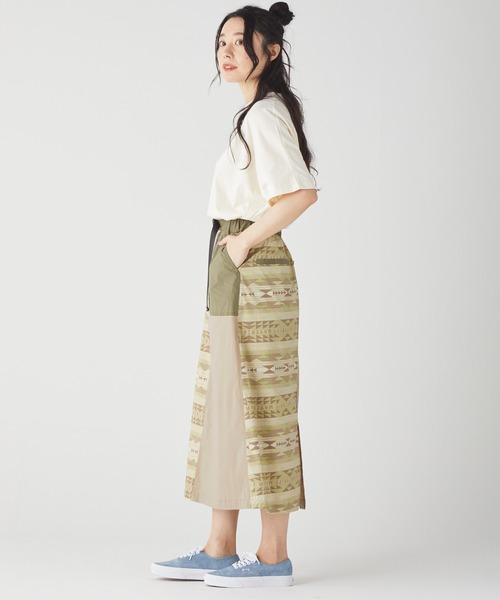 【セール】【接触冷感】総柄クライミングベイカースカート（スカート）｜KRIFF MAYER Lady's Collection（クリフメイヤーレディースコレクション）