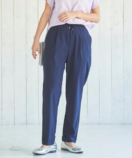 coen（コーエン）の「接触冷感やみつきジョガーCOOLパンツ（その他パンツ・レディース・オレンジ/ターコイズブルー/ライム/ブラウン/ネイビー/ライトグレー/ブラック・S/M/L）」の5枚目の写真