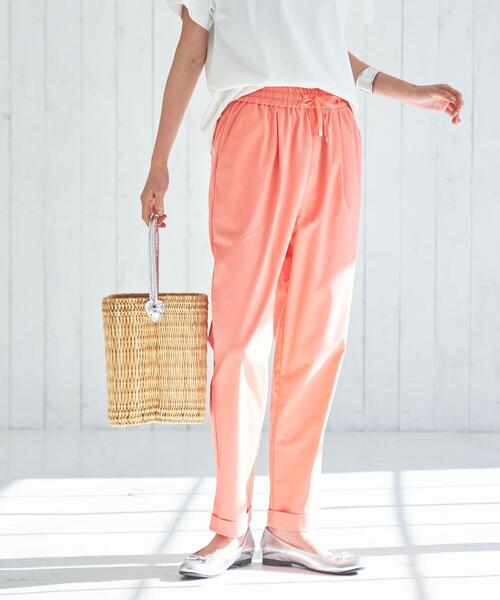 coen（コーエン）の「接触冷感やみつきジョガーCOOLパンツ（その他パンツ・レディース・オレンジ/ターコイズブルー/ライム/ブラウン/ネイビー/ライトグレー/ブラック・S/M/L）」の7枚目の写真