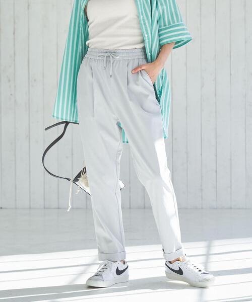 coen（コーエン）の「接触冷感やみつきジョガーCOOLパンツ（その他パンツ・レディース・オレンジ/ターコイズブルー/ライム/ブラウン/ネイビー/ライトグレー/ブラック・S/M/L）」の11枚目の写真