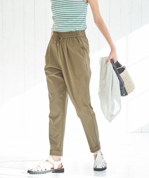 coen（コーエン）の「接触冷感やみつきジョガーCOOLパンツ（その他パンツ・レディース・オレンジ/ターコイズブルー/ライム/ブラウン/ネイビー/ライトグレー/ブラック・S/M/L）」の13枚目の写真