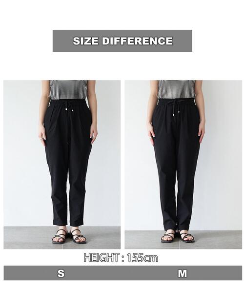 coen（コーエン）の「接触冷感やみつきジョガーCOOLパンツ（その他パンツ・レディース・オレンジ/ターコイズブルー/ライム/ブラウン/ネイビー/ライトグレー/ブラック・S/M/L）」の15枚目の写真