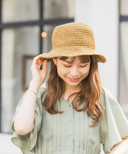 SMELLY(スメリー)の「ムジペーパーチューリップハット(ハット・レディース・アイボリー/ブラック/ブラウン/ベージュ・-)」の13枚目の写真