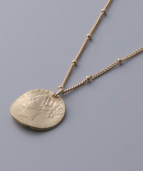 Hawk Company(ホークカンパニー)の「【Hawk Company】アンティークライクメタルモチーフネックレス 5376(ネックレス・レディース・ゴールド/シルバー・FREE)」の2枚目の写真