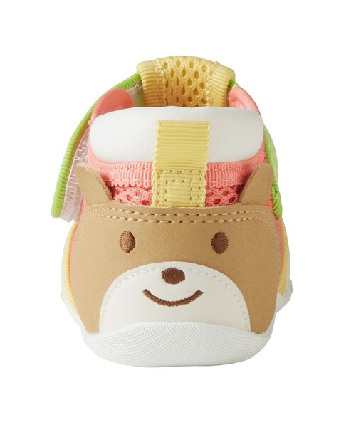 HOT BISCUITS（ホットビスケッツ）の「かかと顔 メッシュ ファーストベビーシューズ（サンダル・キッズ・イエロー/サックスブルー/ベージュ・12cm/11.5/13.5/13cm/12.5）」の5枚目の写真