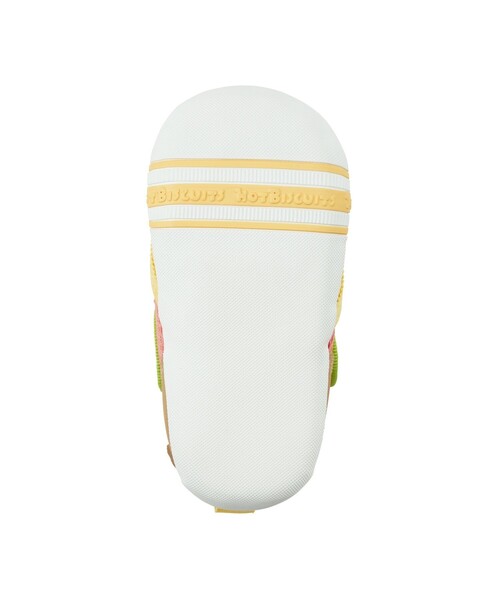 HOT BISCUITS（ホットビスケッツ）の「かかと顔 メッシュ ファーストベビーシューズ（サンダル・キッズ・イエロー/サックスブルー/ベージュ・12cm/11.5/13.5/13cm/12.5）」の8枚目の写真