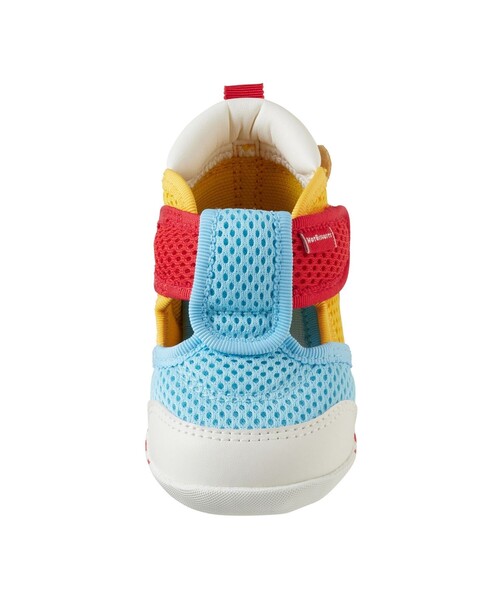 HOT BISCUITS（ホットビスケッツ）の「かかと顔 メッシュ ファーストベビーシューズ（サンダル・キッズ・イエロー/サックスブルー/ベージュ・12cm/11.5/13.5/13cm/12.5）」の16枚目の写真