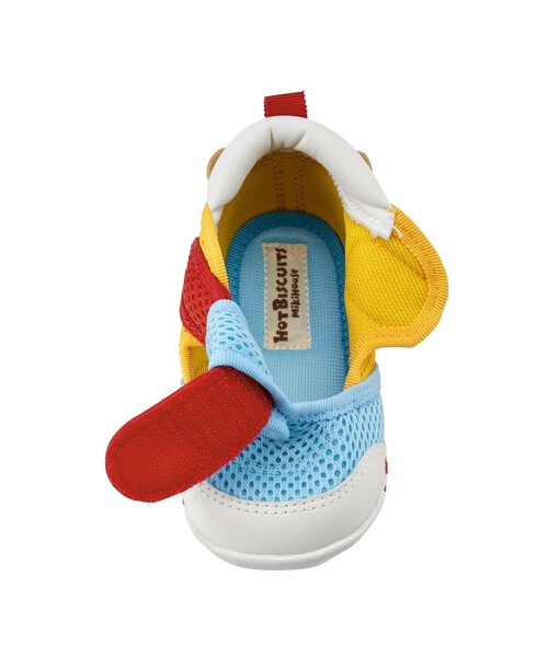HOT BISCUITS（ホットビスケッツ）の「かかと顔 メッシュ ファーストベビーシューズ（サンダル・キッズ・イエロー/サックスブルー/ベージュ・12cm/11.5/13.5/13cm/12.5）」の17枚目の写真