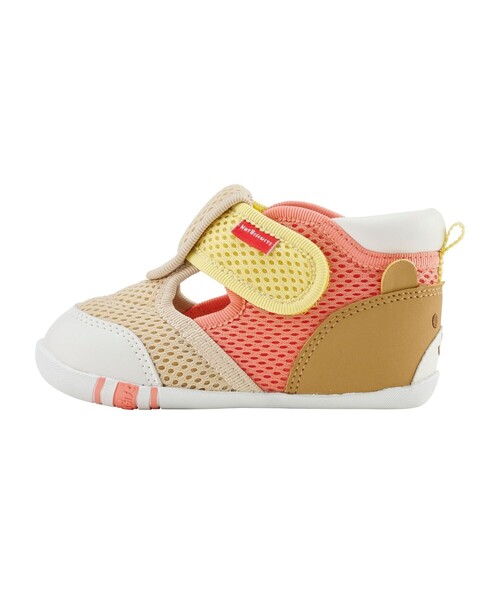 HOT BISCUITS（ホットビスケッツ）の「かかと顔 メッシュ ファーストベビーシューズ（サンダル・キッズ・イエロー/サックスブルー/ベージュ・12cm/11.5/13.5/13cm/12.5）」の21枚目の写真