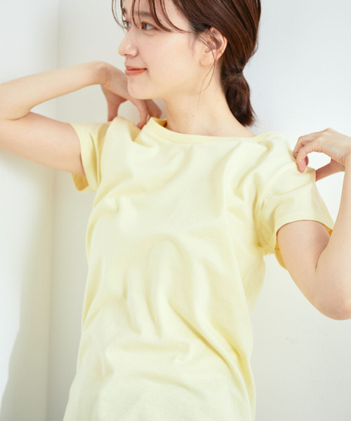 HANES(ヘインズ)の「ヘインズ【2枚組】クルーネックTシャツ 5.3oz(Tシャツ/カットソー・レディース・その他/クリーム・M/L)」の22枚目の写真