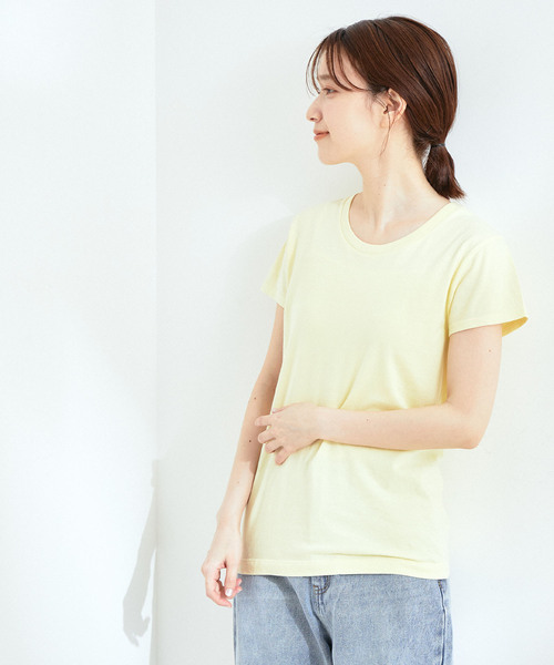 HANES(ヘインズ)の「ヘインズ【2枚組】クルーネックTシャツ 5.3oz(Tシャツ/カットソー・レディース・その他/クリーム・M/L)」の6枚目の写真