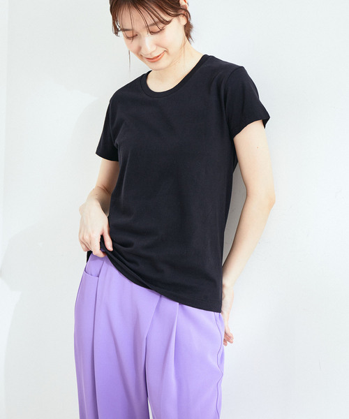 HANES(ヘインズ)の「ヘインズ【2枚組】クルーネックTシャツ 5.3oz(Tシャツ/カットソー・レディース・その他/クリーム・M/L)」の19枚目の写真