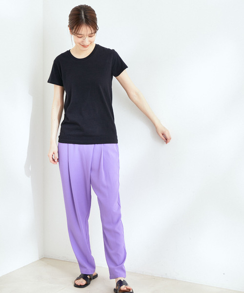 HANES(ヘインズ)の「ヘインズ【2枚組】クルーネックTシャツ 5.3oz(Tシャツ/カットソー・レディース・その他/クリーム・M/L)」の7枚目の写真