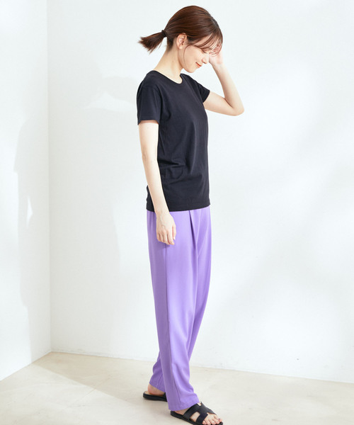 HANES(ヘインズ)の「ヘインズ【2枚組】クルーネックTシャツ 5.3oz(Tシャツ/カットソー・レディース・その他/クリーム・M/L)」の15枚目の写真