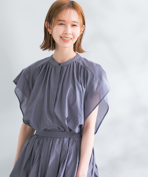 新品 アーバンリサーチロッソ コットンシルクデザインブラウス 羽織 楽天市場】コットンシルクデザインブラウス／アーバンリサーチ