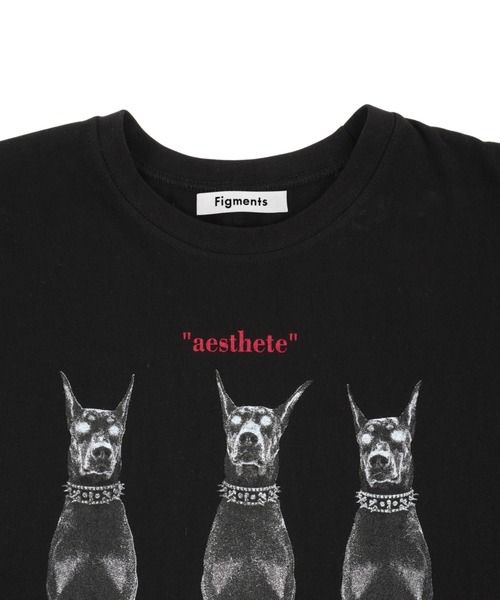 Figments(フィグメンツ)の「dobermanオーバーTシャツ(Tシャツ/カットソー・レディース・ブラック/ホワイト・FREE)」の10枚目の写真