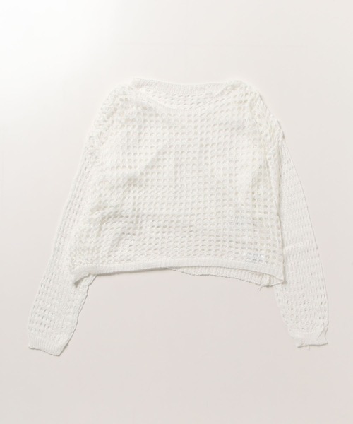 ROOPTOKYO(ループトウキョウ)の「cropped mesh tops/クロップド丈メッシュトップス タンクトップセット(Tシャツ/カットソー・レディース・ブラック/ライトベージュ/アイボリー/ライトグレー/ライトピンク・FREE)」の13枚目の写真