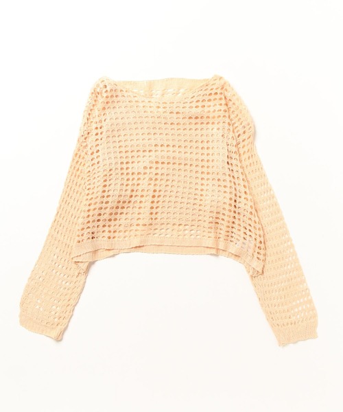 ROOPTOKYO(ループトウキョウ)の「cropped mesh tops/クロップド丈メッシュトップス タンクトップセット(Tシャツ/カットソー・レディース・ブラック/ライトベージュ/アイボリー/ライトグレー/ライトピンク・FREE)」の21枚目の写真