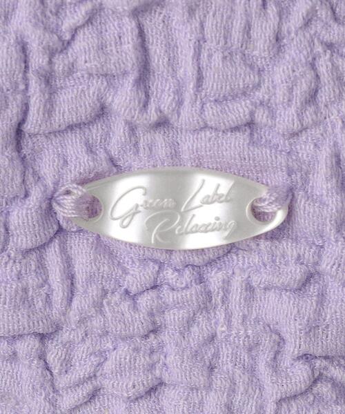 green label relaxing（グリーンレーベルリラクシング）の「TJ シャーリング コンパクト Tシャツ 110cm-130cm（Tシャツ/カットソー・キッズ・クリーム/ライラック・120cm/130cm/110cm）」の11枚目の写真