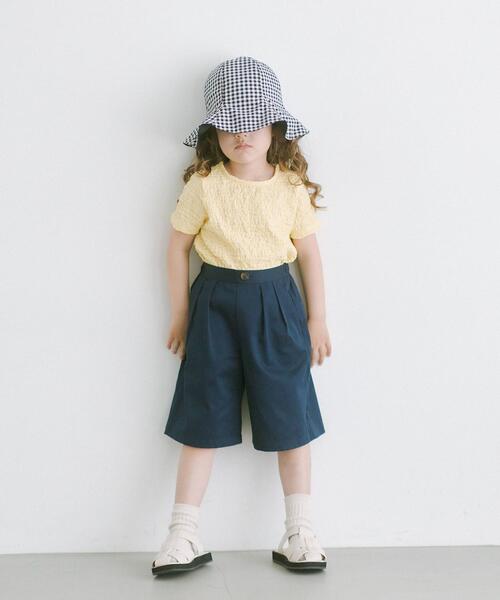 green label relaxing（グリーンレーベルリラクシング）の「TJ シャーリング コンパクト Tシャツ 110cm-130cm（Tシャツ/カットソー・キッズ・クリーム/ライラック・120cm/130cm/110cm）」の12枚目の写真