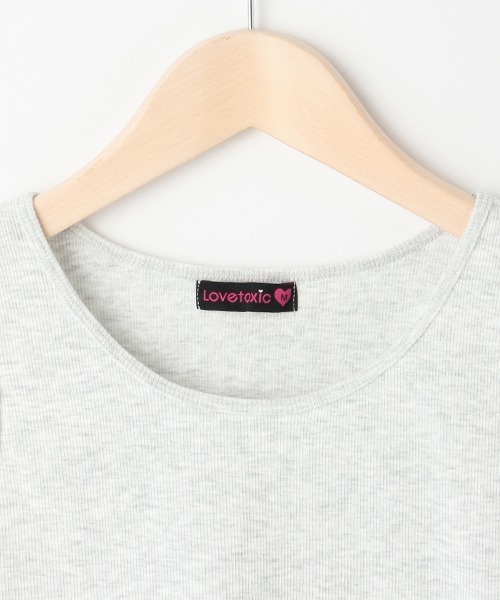 LOVETOXIC(ラブトキシック)の「半袖シアーシャツインナーSET(シャツ/ブラウス・キッズ・オフホワイト/サックスブルー/ライトグリーン・L/M/S)」の13枚目の写真