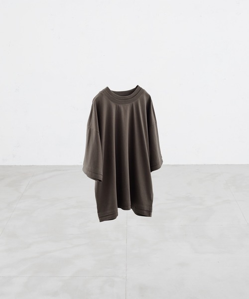 Tシャツ・カットソー No.0717 BL layered over T セール】LAYERED LIKE OVER T-SHIRT/レイヤードライクオーバーT