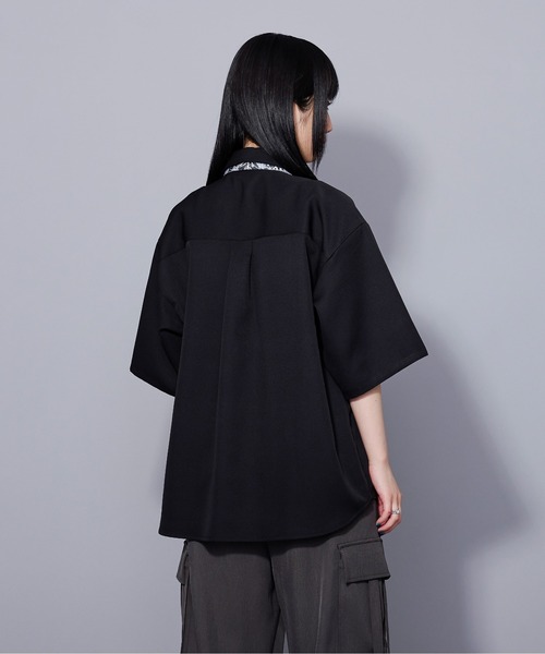 Ellno Loset（エルノロゼット）の「ジャガードボウタイシャツ（シャツ/ブラウス・メンズ・ブラック/ブルー系その他/オフホワイト・SMALL/LARGE/MEDIUM）」の15枚目の写真