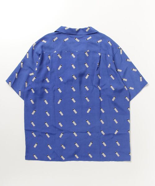 cotton pan（コットンパン）の「COTTON PAN/コットンパン　GOGO/半袖レーヨンシャツ（シャツ/ブラウス・メンズ・ブルー・3/4）」の2枚目の写真