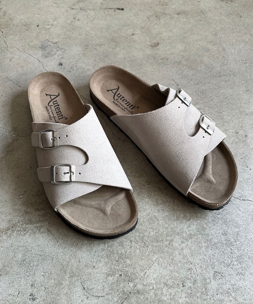 COMMON WARE(コモンウェアー)の「ST:AUTENTI オーエンティ レザーサンダル(サンダル・メンズ・アイボリー/ブラック/ダークブラウン・40/41/43/42)」の15枚目の写真