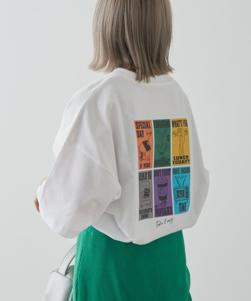 CIAOPANIC TYPY（チャオパニックティピー）の「USAコットンヒストリカルアソートプリントTee（Tシャツ/カットソー・メンズ・オフホワイト/ホワイト/ブラック/グリーン/チャコールグレー・MEDIUM/LARGE）」の18枚目の写真