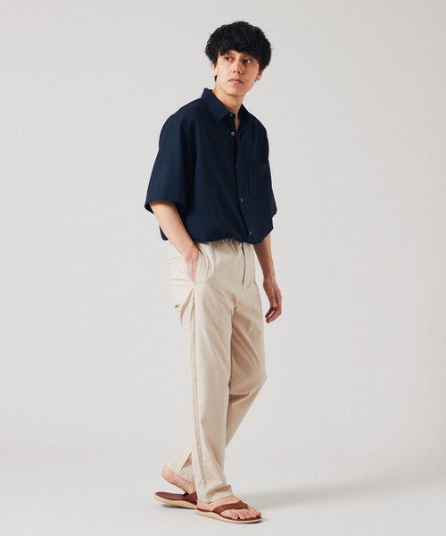 B.C STOCK（ベーセーストック）の「”吸水速乾”【FUN-TEC/ファンテック】テーパードイージーパンツ（その他パンツ・メンズ・ブラック/ベージュ/ライトグレー・LARGE/MEDIUM）」の17枚目の写真