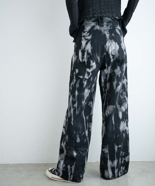 WEGO（ウィゴー）の「WEGO/タイダイウエストデザインバギーパンツ（デニムパンツ・レディース・ブラウン/ブラック・FREE）」の17枚目の写真