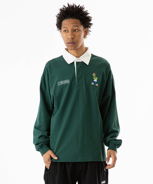 XLARGE（エクストララージ）の「ALIEN EMBROIDERY RUGBY SHIRT（T