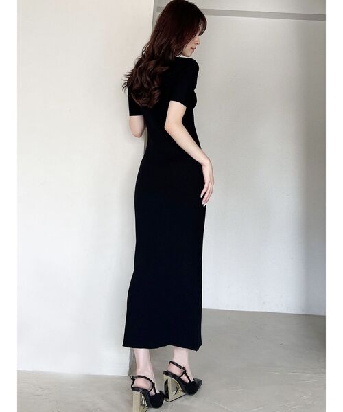 RESEXXY(リゼクシー)の「スリットタイトニットワンピース(ワンピース・レディース・ブラック/ブルー/ピンク/ベージュ・FREE)」の22枚目の写真