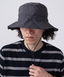FUNALIVE | あご紐付き撥水ポケッタブルバケットハット　レインハット(ハット)