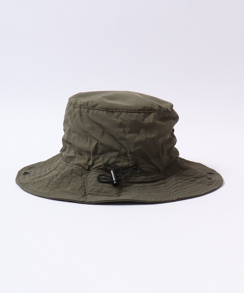 FUNALIVE（ファンアライブ）の「あご紐付き撥水ポケッタブルバケットハット　レインハット（ハット・メンズ・ネイビー/ベージュ/チャコールグレー/カーキ/ブラック・F）」の15枚目の写真