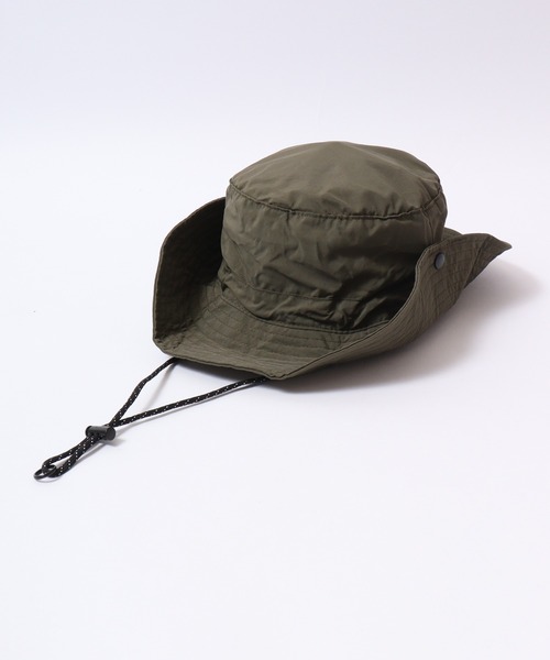 FUNALIVE（ファンアライブ）の「あご紐付き撥水ポケッタブルバケットハット　レインハット（ハット・メンズ・ネイビー/ベージュ/チャコールグレー/カーキ/ブラック・F）」の17枚目の写真