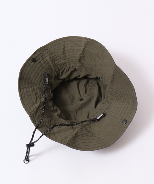 FUNALIVE（ファンアライブ）の「あご紐付き撥水ポケッタブルバケットハット　レインハット（ハット・メンズ・ネイビー/ベージュ/チャコールグレー/カーキ/ブラック・F）」の19枚目の写真