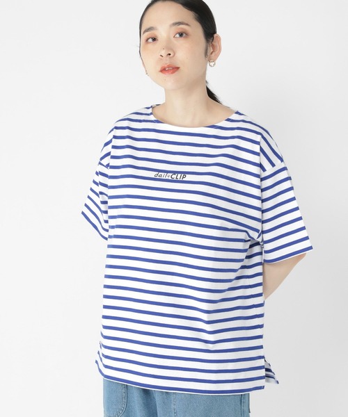studio CLIP(スタディオクリップ)の「【daily CLIP】ロゴ半袖Tシャツ(Tシャツ/カットソー・レディース・レッド/グレー/ブルー/オフホワイト・FREE)」の14枚目の写真