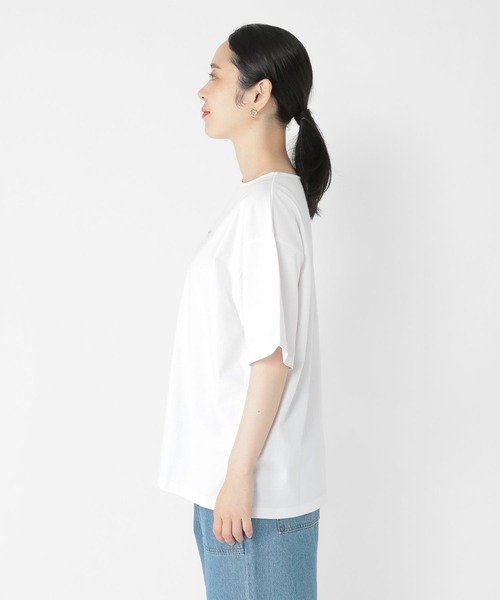 studio CLIP(スタディオクリップ)の「【daily CLIP】ロゴ半袖Tシャツ(Tシャツ/カットソー・レディース・レッド/グレー/ブルー/オフホワイト・FREE)」の20枚目の写真